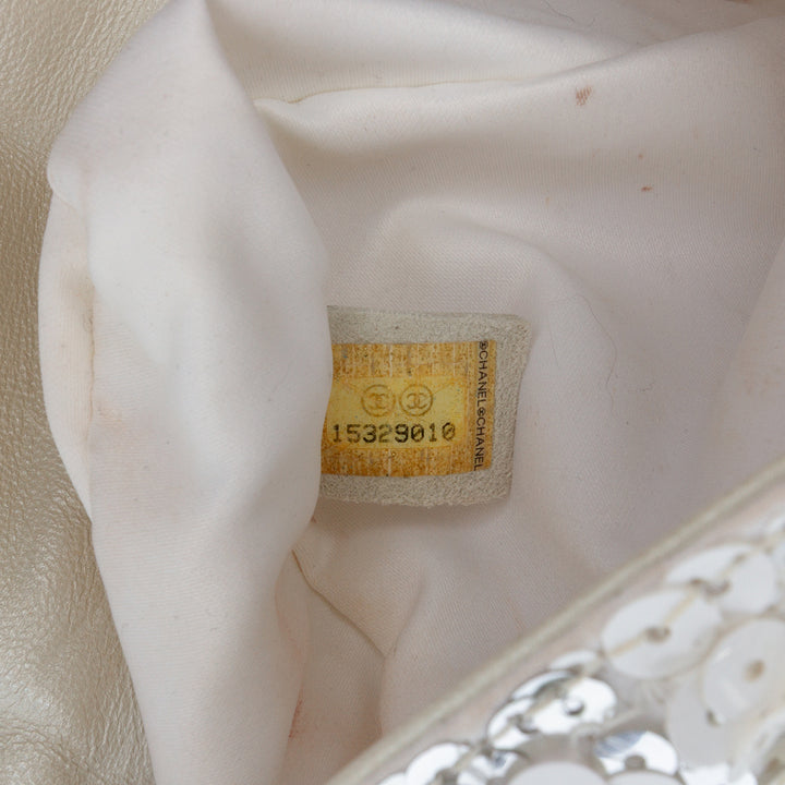 Chanel Mini Rectangular Classic Toile Sequins Simple rabat – GABY PARIS Authentique