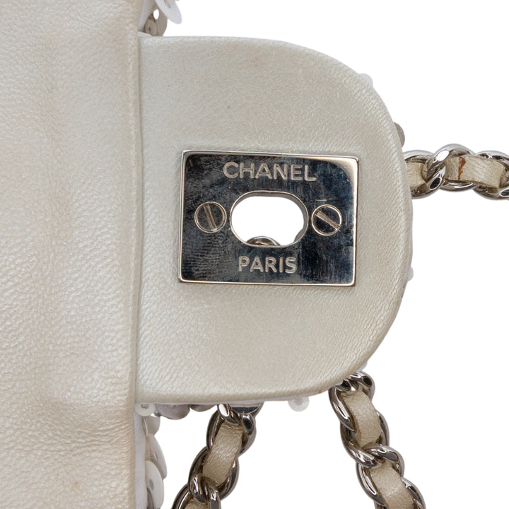 Chanel Mini Rectangular Classic Toile Sequins Simple rabat – GABY PARIS Authentique