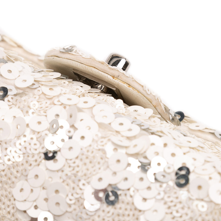 Chanel Mini Rectangular Classic Toile Sequins Simple rabat – GABY PARIS Authentique