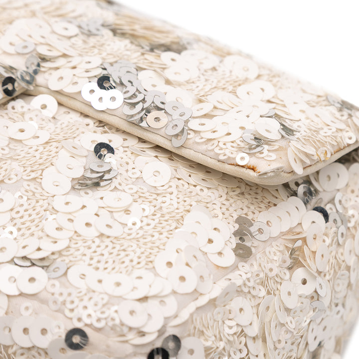 Chanel Mini Rectangular Classic Toile Sequins Simple rabat – GABY PARIS Authentique