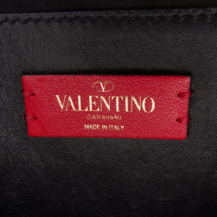 Valentino Sac à main grainé VBague à Moyen Cuir de veau grainé Marron – vue 5 – GABY PARIS