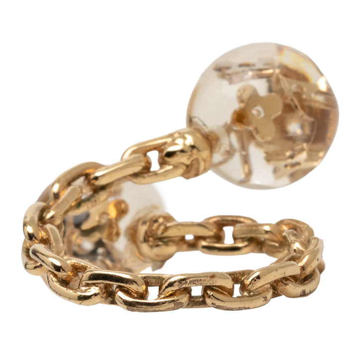 Louis Vuitton plaqué Bubble Resin Monogram Inclusion Bague