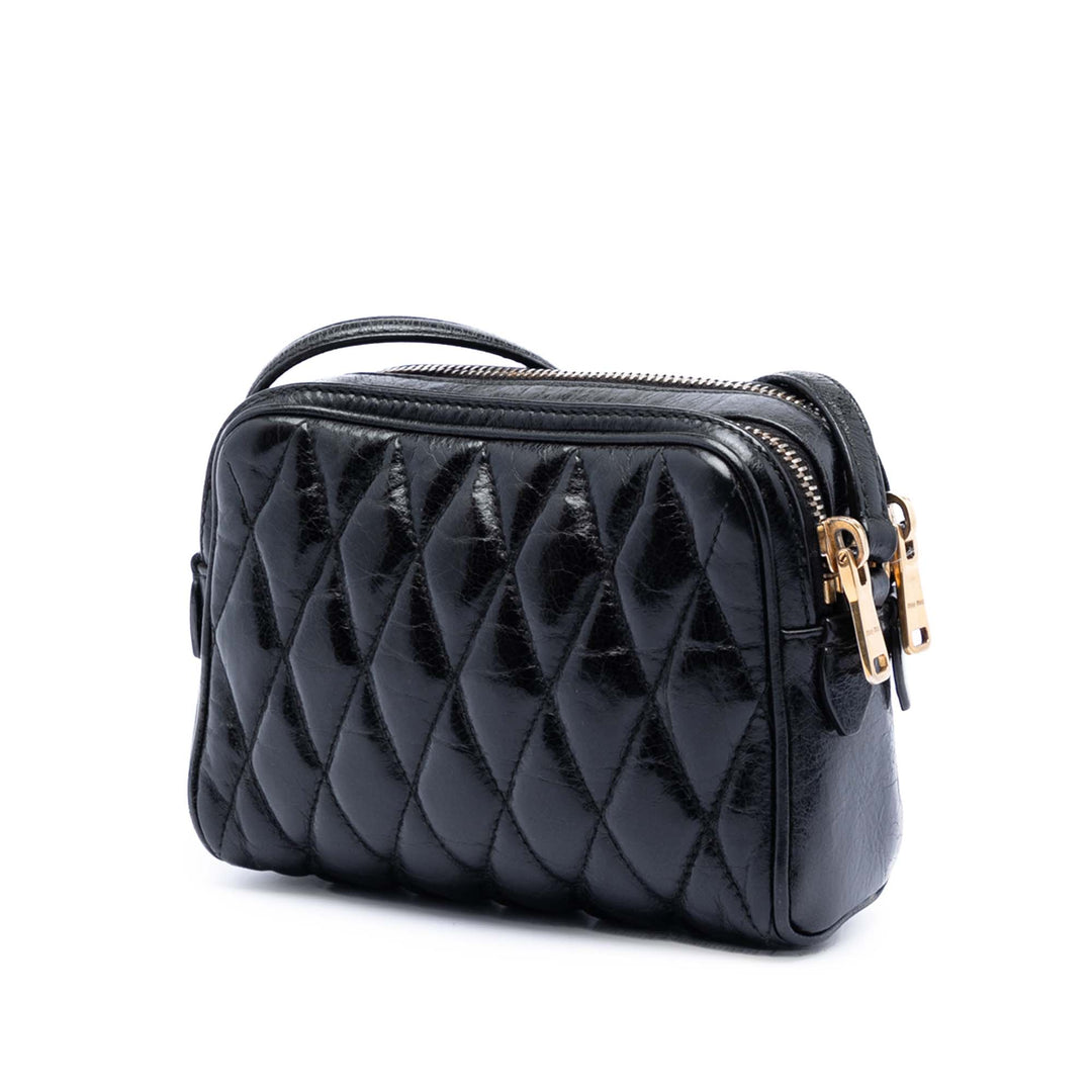 Miu Miu Matelasse Nappa Camera Sac porté croisé