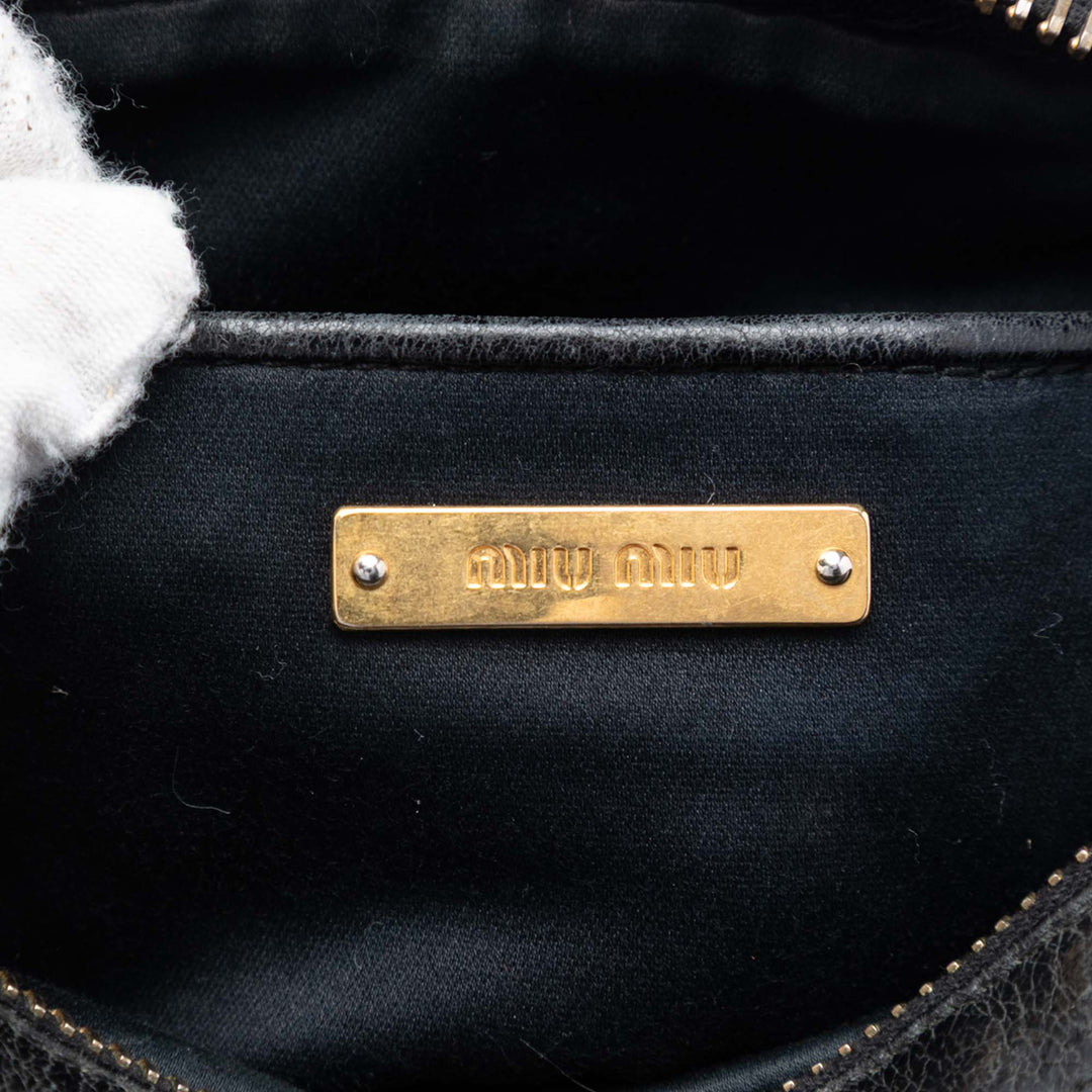 Miu Miu Matelasse Nappa Camera Sac porté croisé