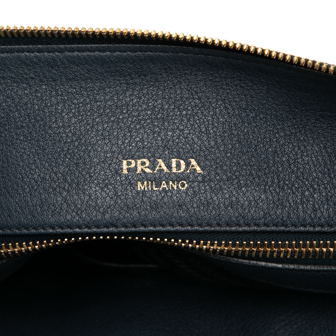 Prada Vitello Daino Zip Top Sac