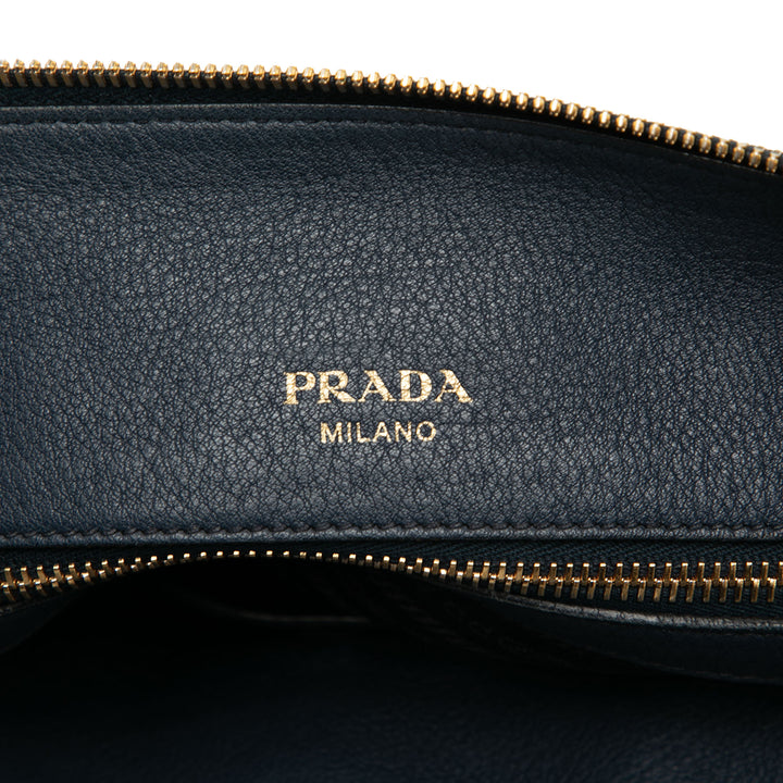 Prada Vitello Daino Zip Top Sac