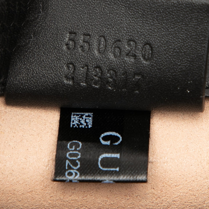 Gucci Mini Daim et Cuir verni Web Ophidia Bucket Sac