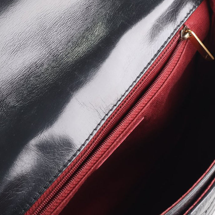 Chanel Medium Matelassé Glazed Cuir de veau Bubble CC à rabat