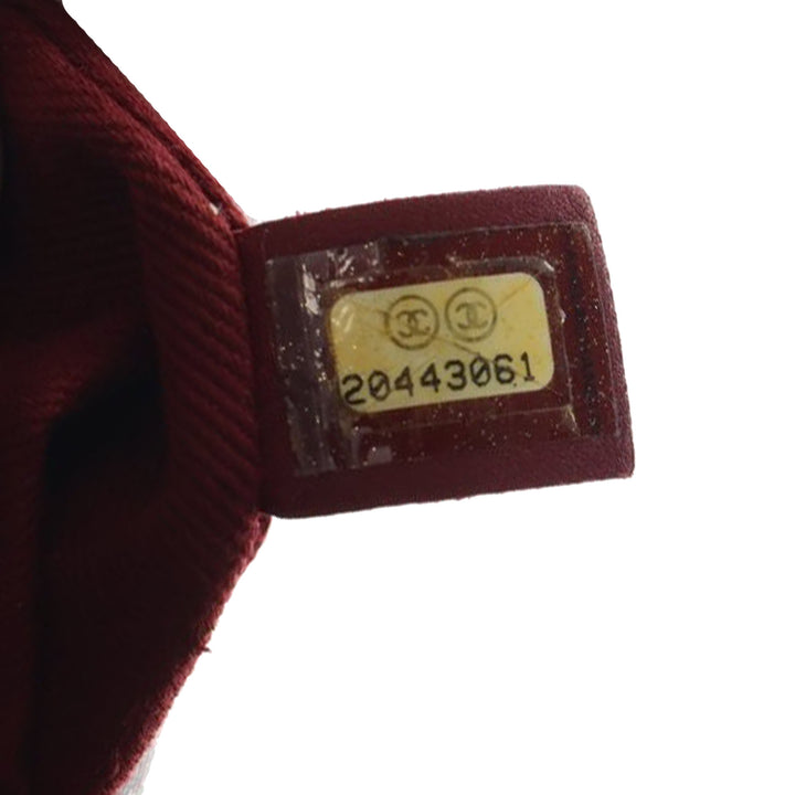 Chanel Medium Matelassé Glazed Cuir de veau Bubble CC à rabat
