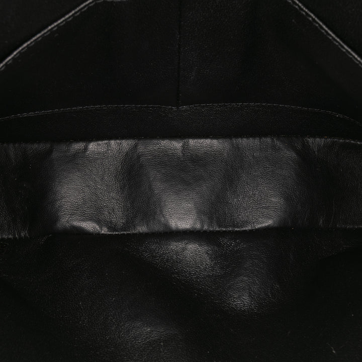 Medium Classic Caviar Double Flap Black - Gaby Paris