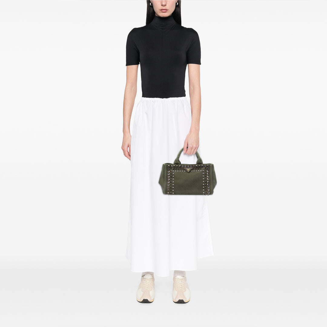 Prada Small Toile Canapa Bijoux Sac