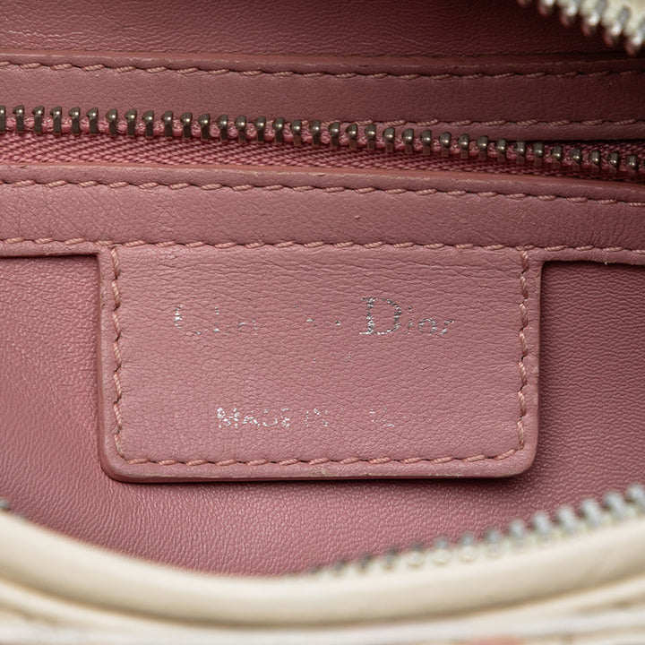 Dior Medium Woven Cuir d’agneau et Tweed Lady Dior