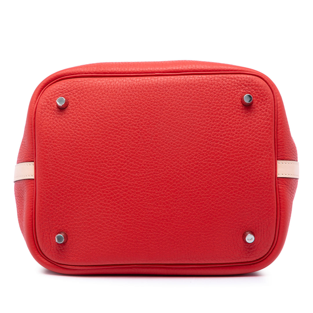 Hermès Bicolore et Picotin Lock 22 Cuir Clémence