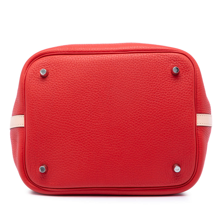 Hermès Bicolore et Picotin Lock 22 Cuir Clémence