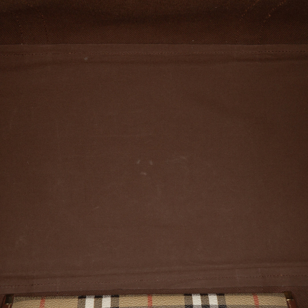 Burberry Haymarket Check Coated Toile Sac de voyage
