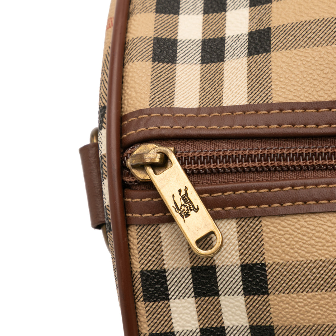 Burberry Haymarket Check Coated Toile Sac de voyage