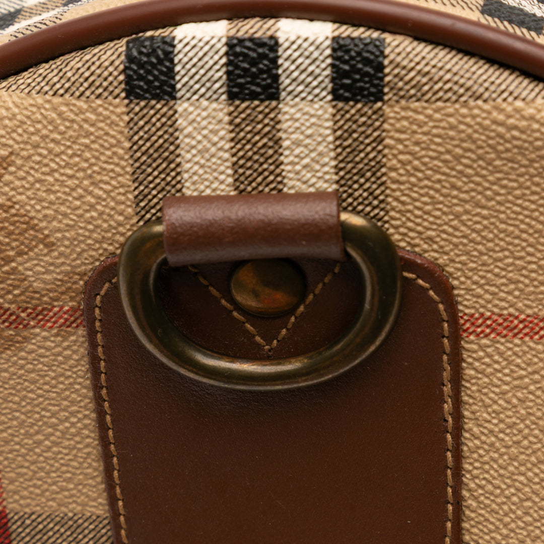Burberry Haymarket Check Coated Toile Sac de voyage