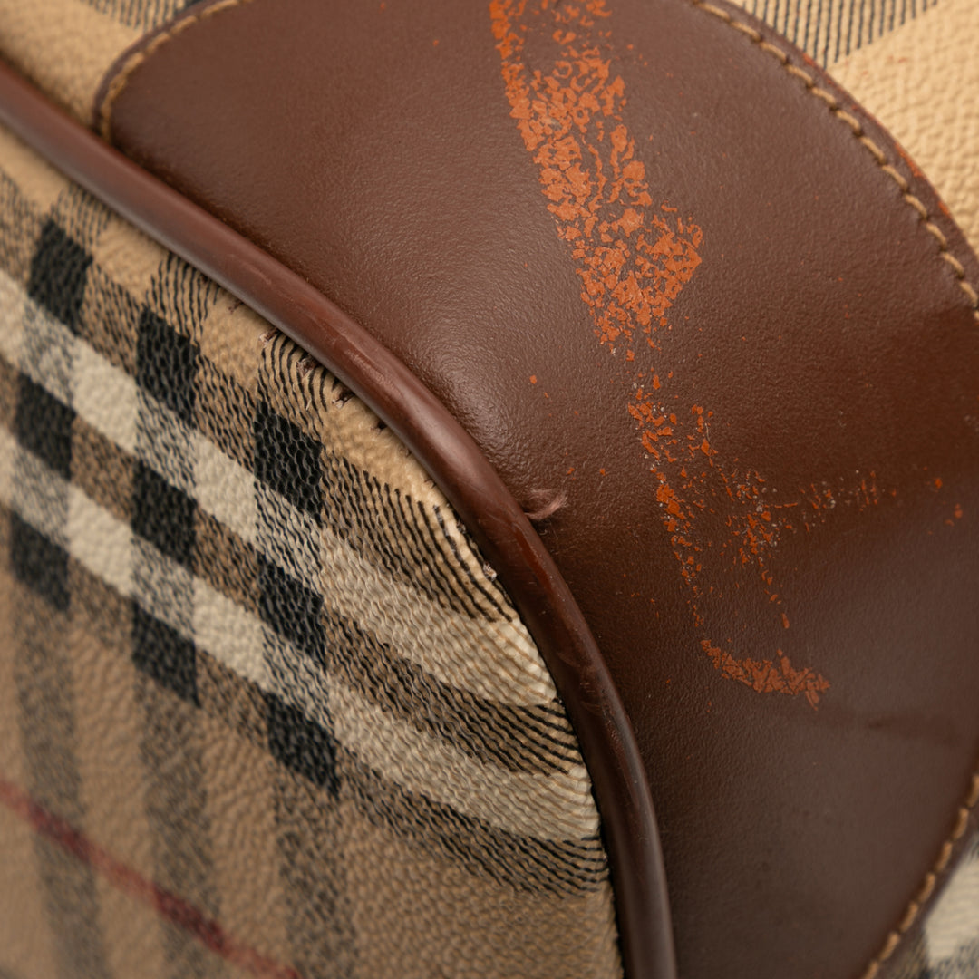 Burberry Haymarket Check Coated Toile Sac de voyage