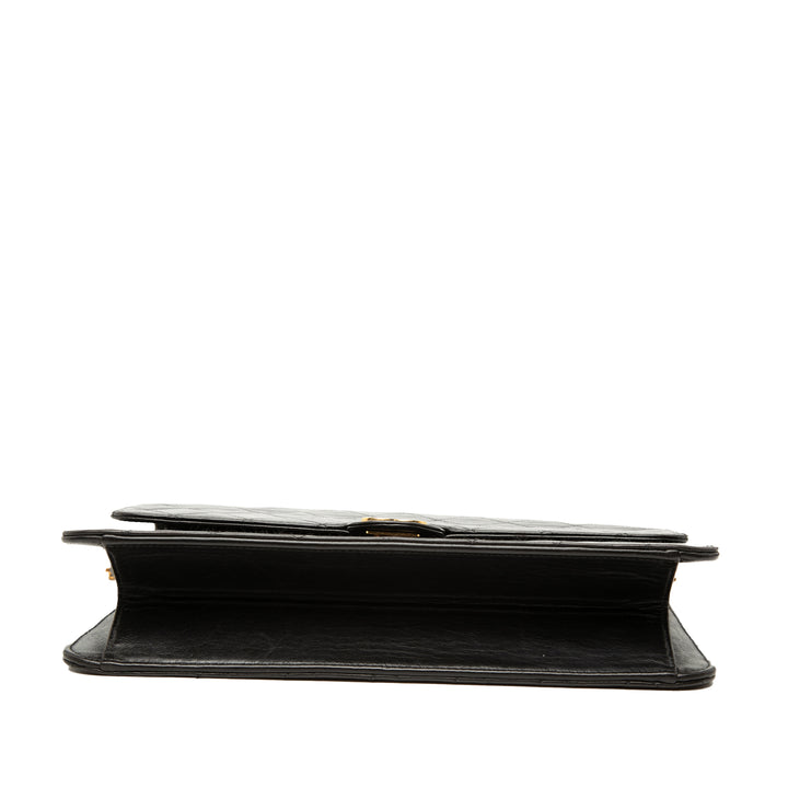 Chanel Medium CC Matelassé Cuir d’agneau Simple rabat
