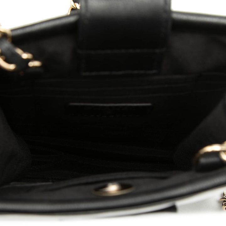 Chanel Tweed et PVC Phone Pochette avec chaîne