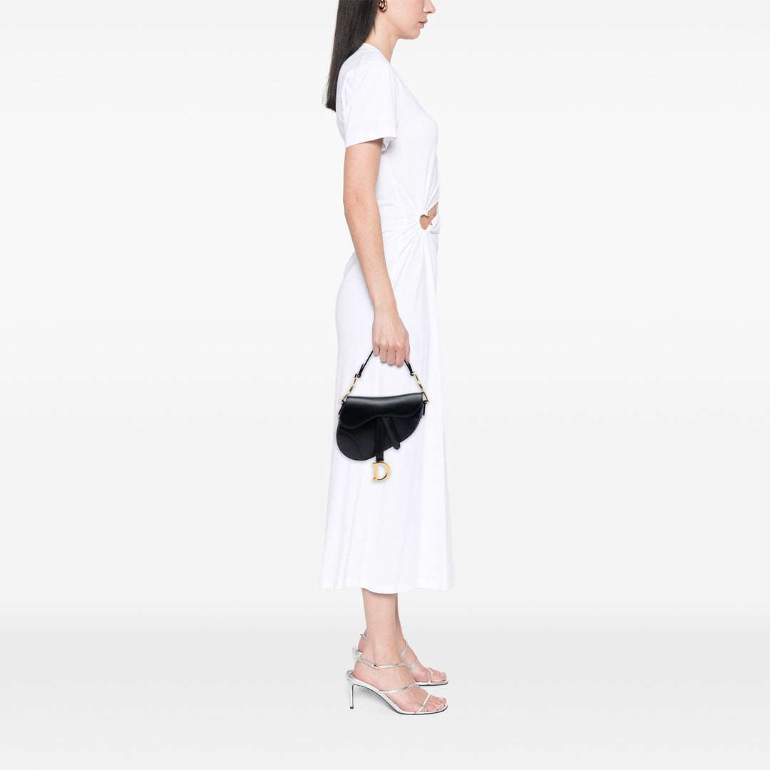 Dior Mini Smooth Cuir de veau Saddle Sac