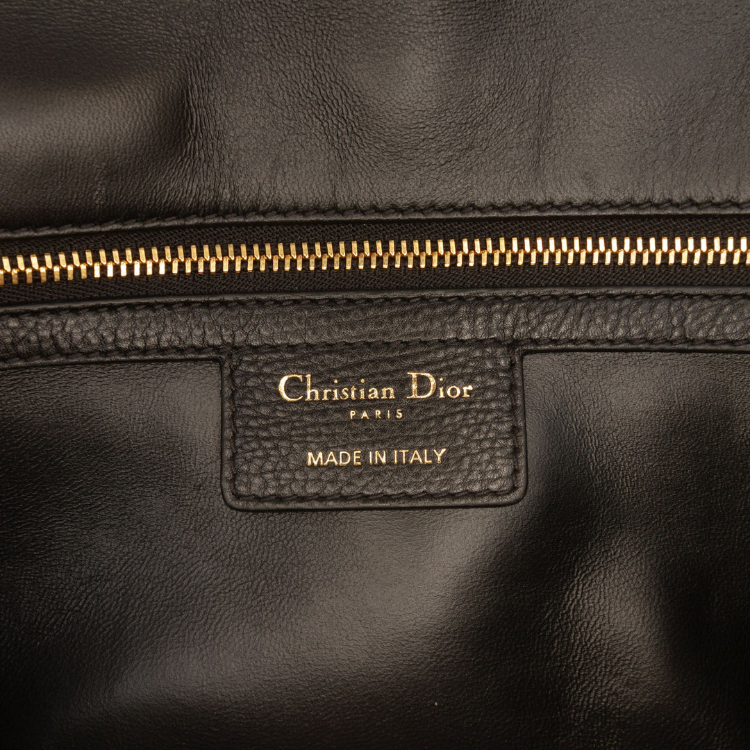 Dior Large Cuir de veau Cannage Caro Sac porté croisé