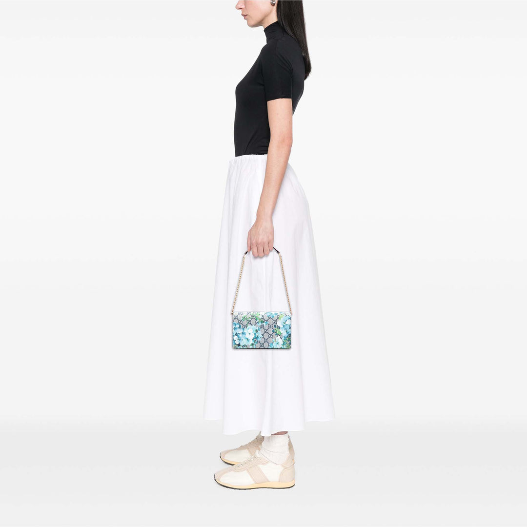 Blooms Wallet on Chain GG Supreme Beige