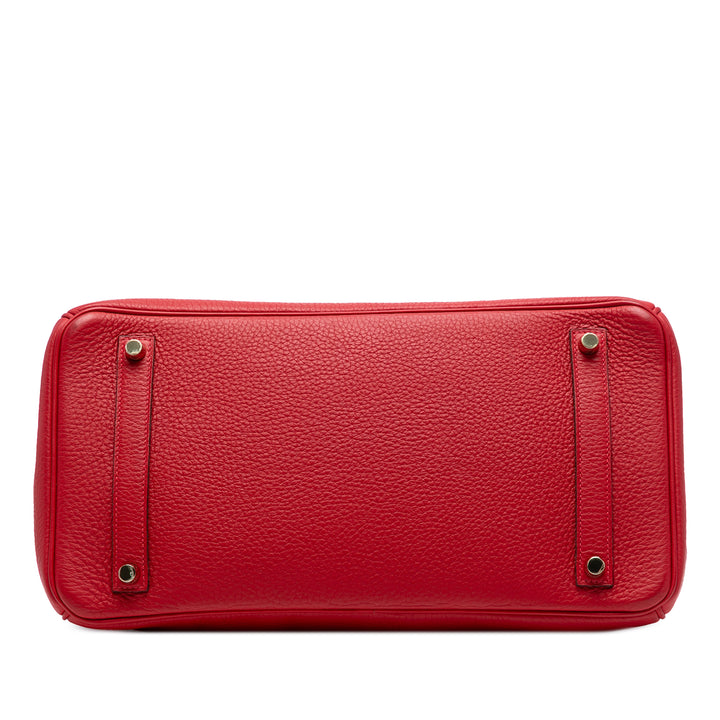 Hermès Togo Birkin Retourne 35 Rouge