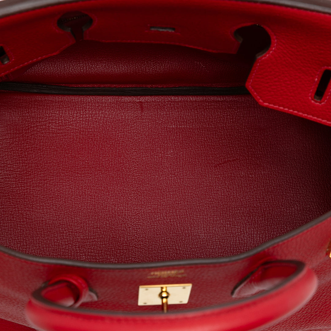 Hermès Togo Birkin Retourne 35 Rouge