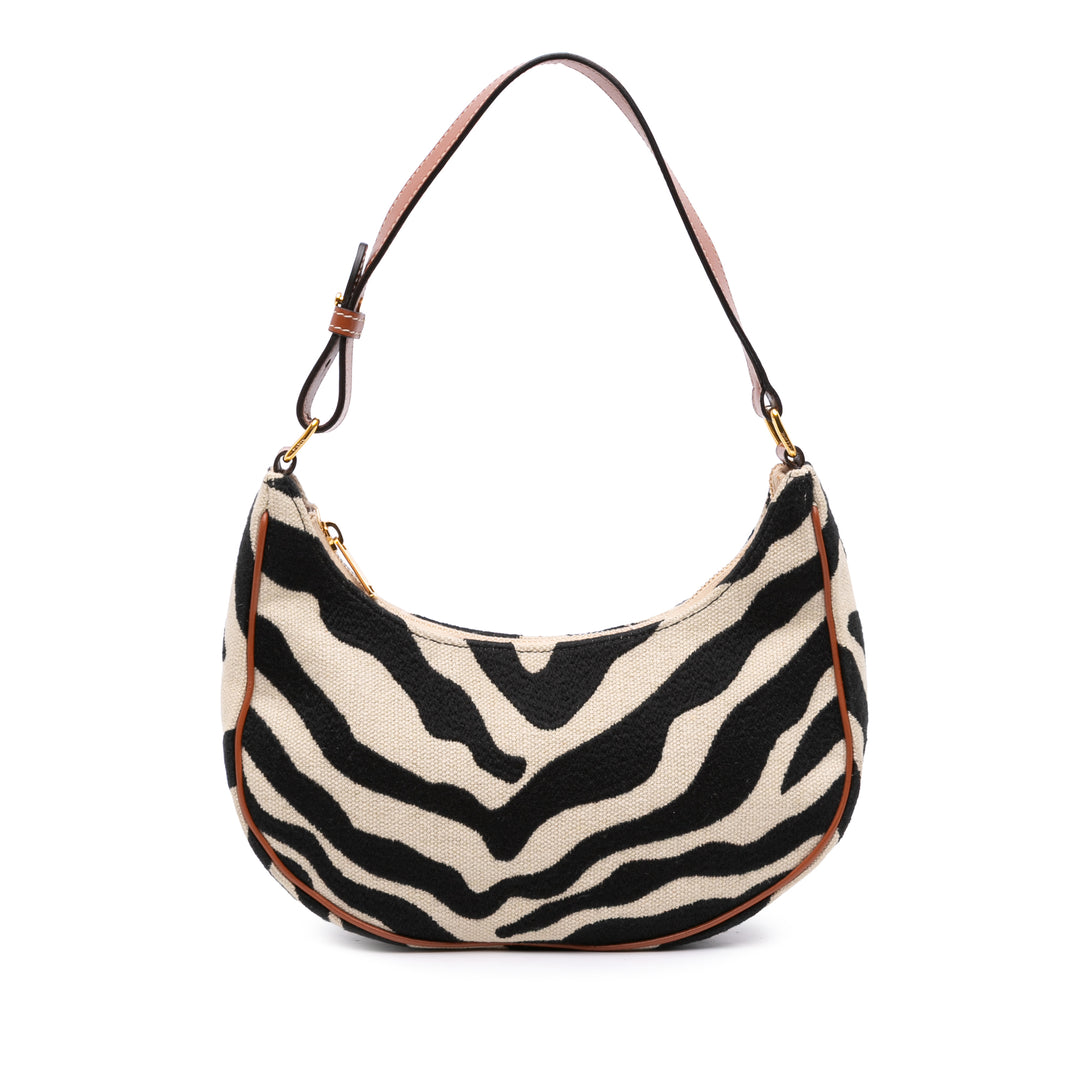 Celine Zebra Imprimé Ava Sac Noir – vue principale – GABY PARIS