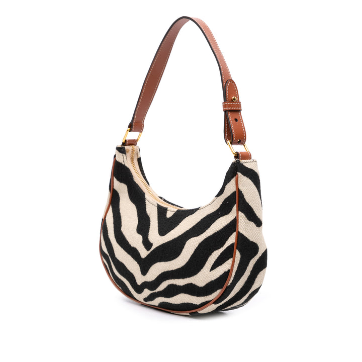 Celine Zebra Imprimé Ava Sac Noir – vue 2 – GABY PARIS