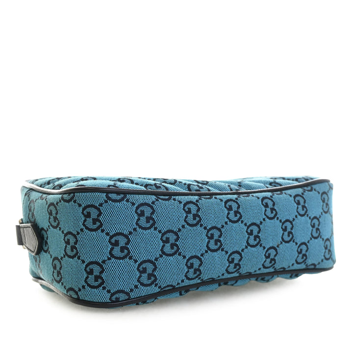 GG Marmont Matelasse GG Sac Petit Bleu