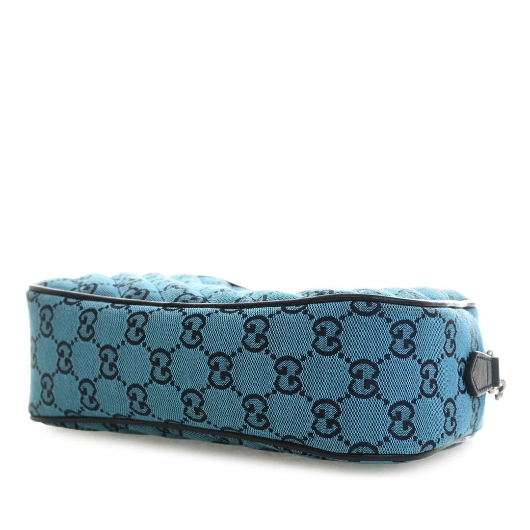 GG Marmont Matelasse GG Sac Petit Bleu