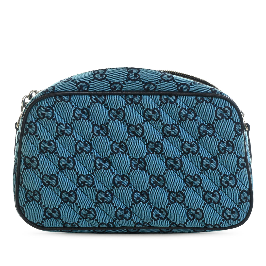 GG Marmont Matelasse GG Sac Petit Bleu