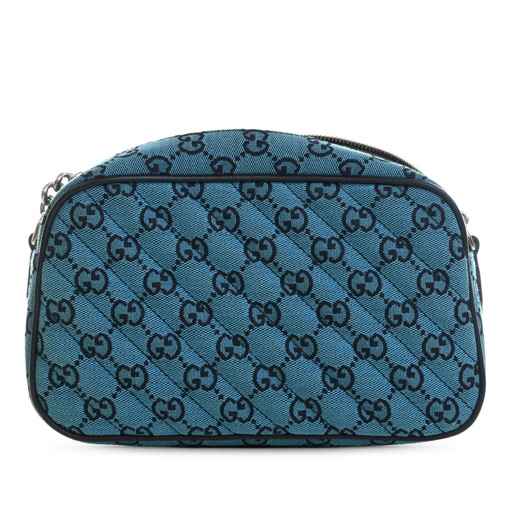 GG Marmont Matelasse GG Sac Petit Bleu