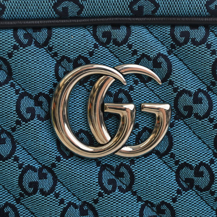 GG Marmont Matelasse GG Sac Petit Bleu