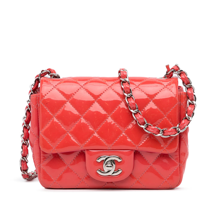 Chanel Classic Patent Single Flap Pink - GABY PARIS