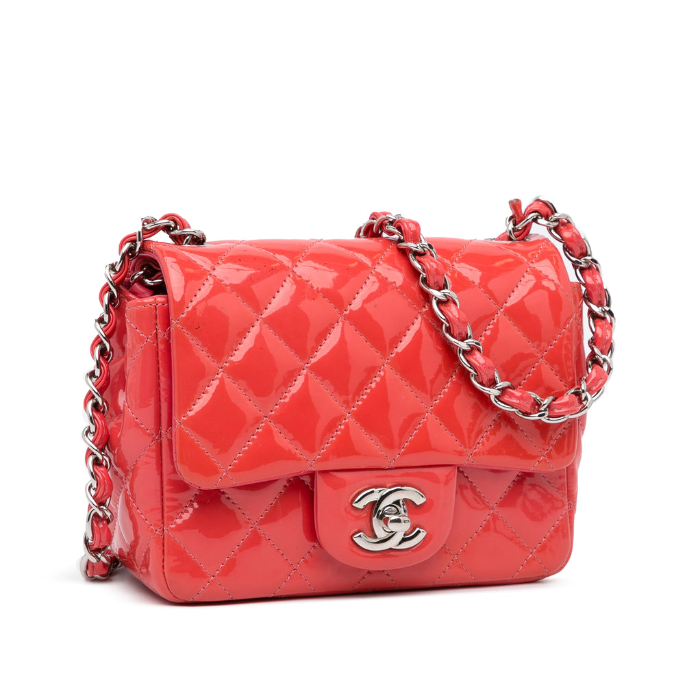 Chanel Classic Patent Single Flap Pink - GABY PARIS