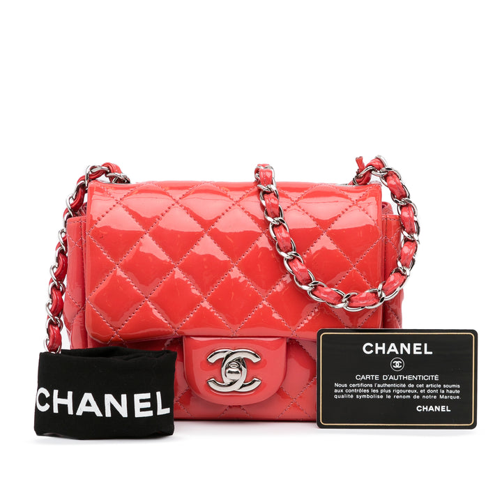 Chanel Classic Patent Single Flap Pink - GABY PARIS