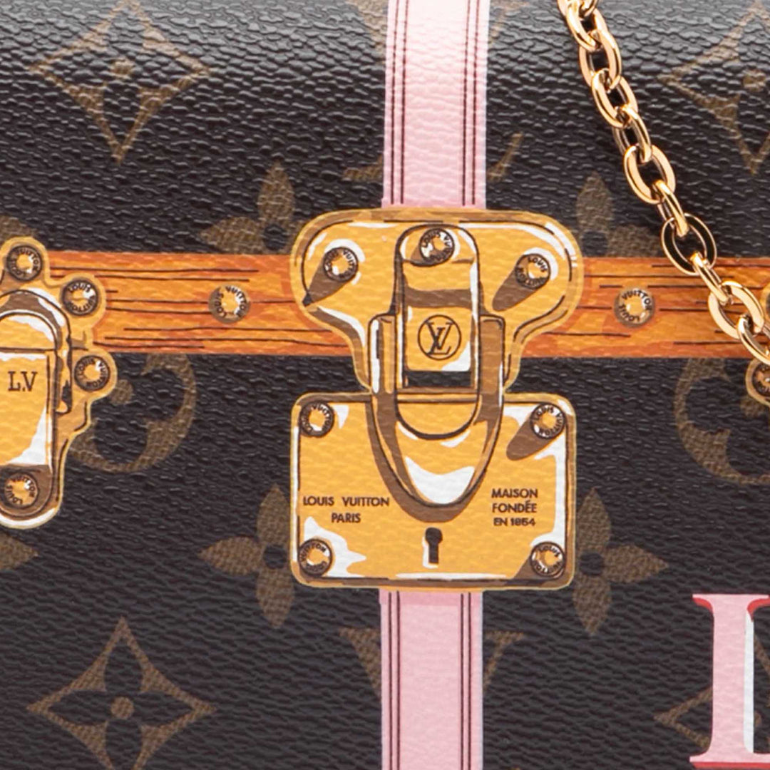 Summer Trunks Pochette Weekend Monogram Marron