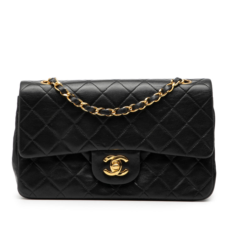 Chanel Small Classic Cuir d’agneau Double rabat