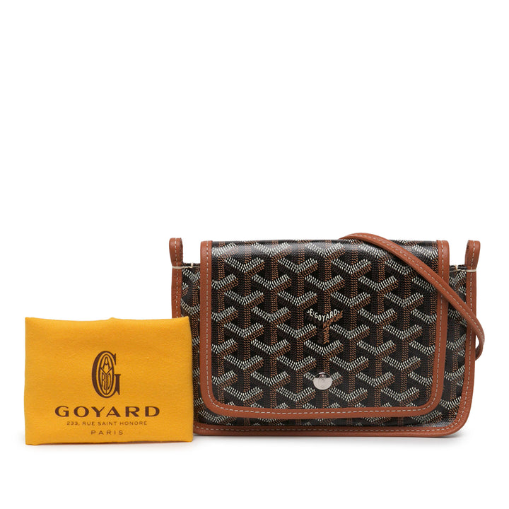 Goyard Plumet Poche Portefeuille Goyardine Noir – vue 6 – GABY PARIS