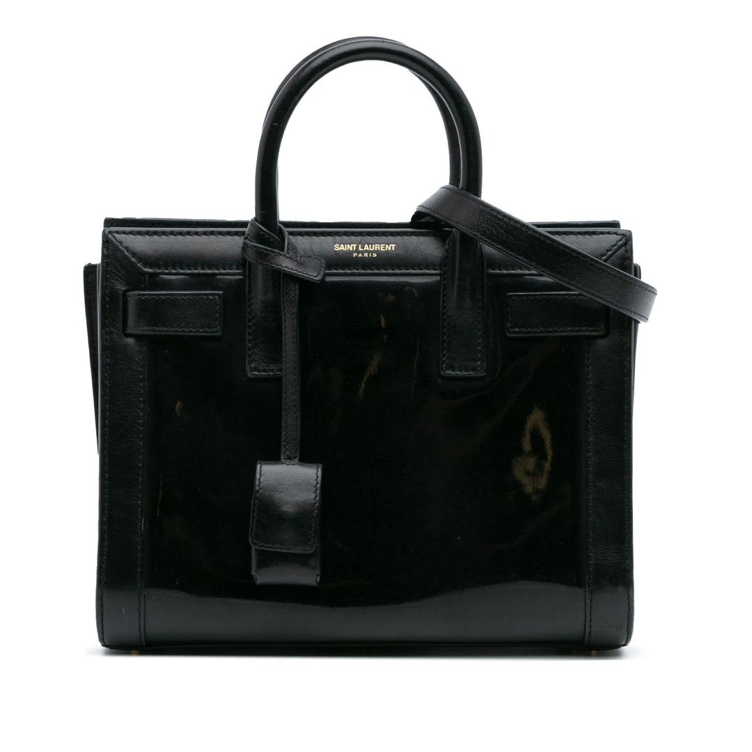 Saint Laurent Sac de Jour Sac Nano Noir – vue principale – GABY PARIS