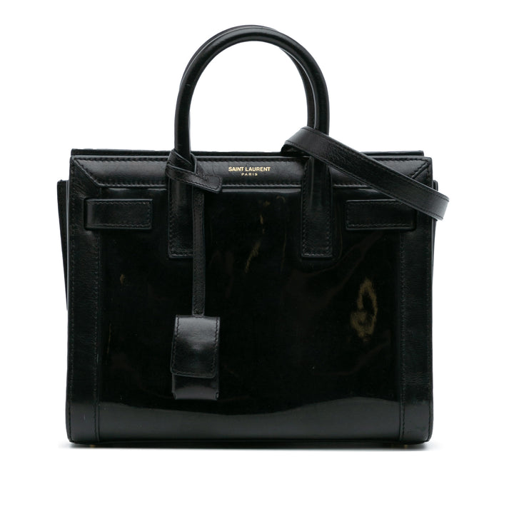 Saint Laurent Sac de Jour Sac Nano Noir – vue principale – GABY PARIS
