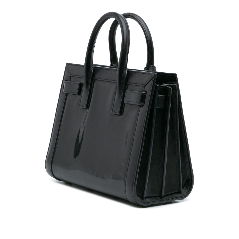 Saint Laurent Sac de Jour Sac Nano Noir – vue 2 – GABY PARIS