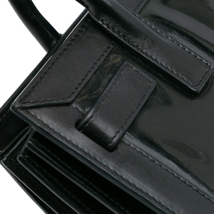 Saint Laurent Sac de Jour Sac Nano Noir – vue 9 – GABY PARIS