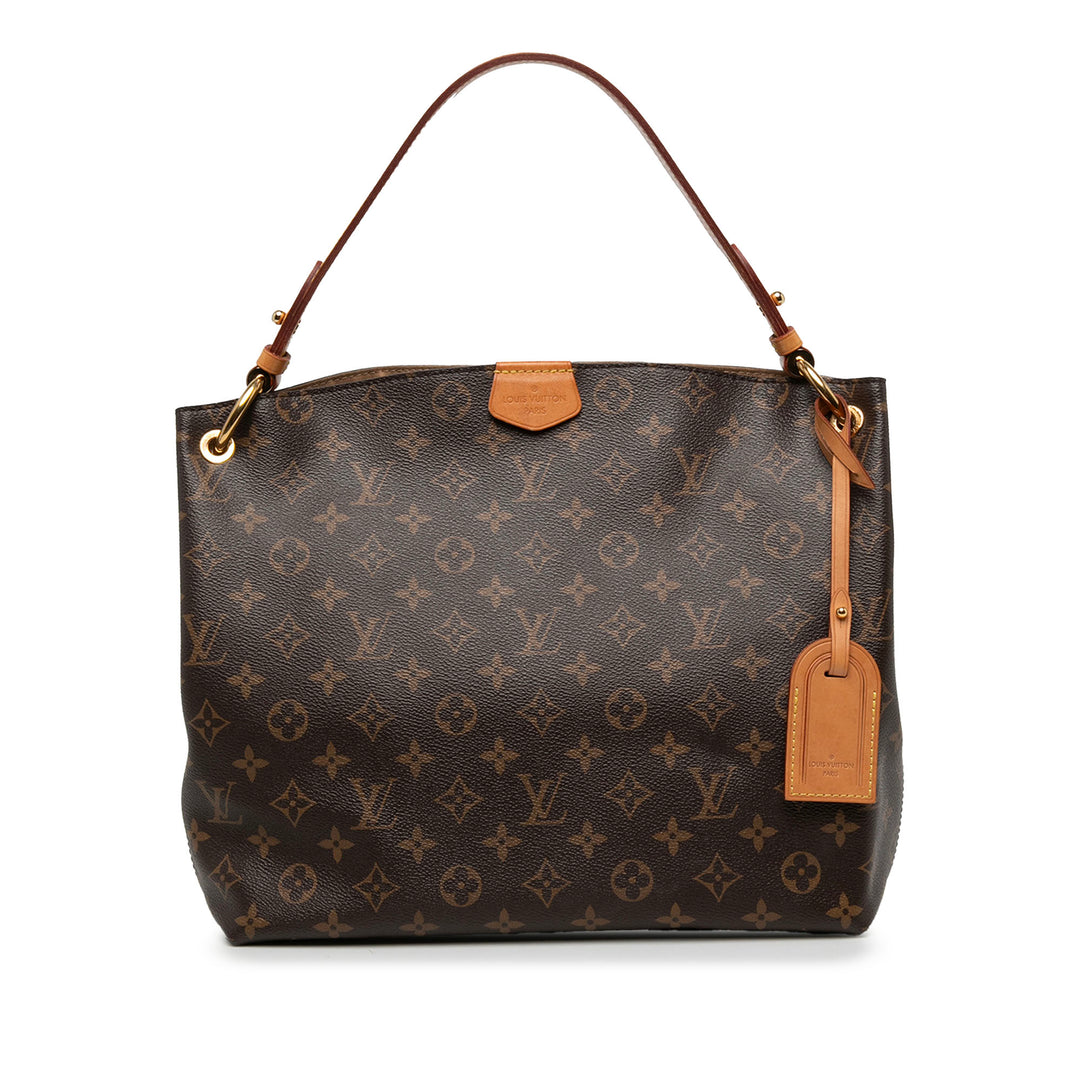 Louis Vuitton Graceful PM Monogram Marron – vue principale – GABY PARIS