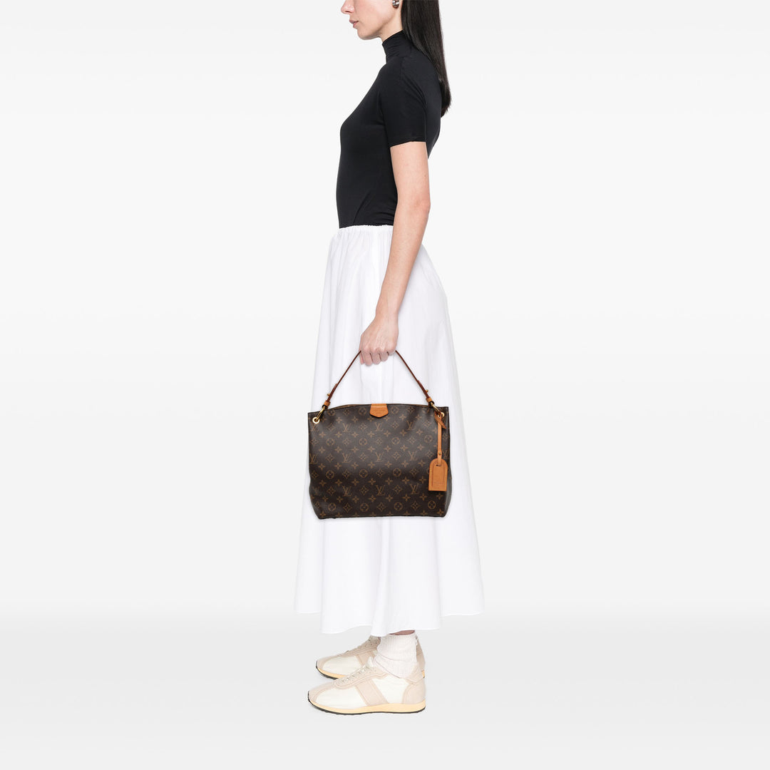Louis Vuitton Graceful PM Monogram Marron – vue 6 – GABY PARIS