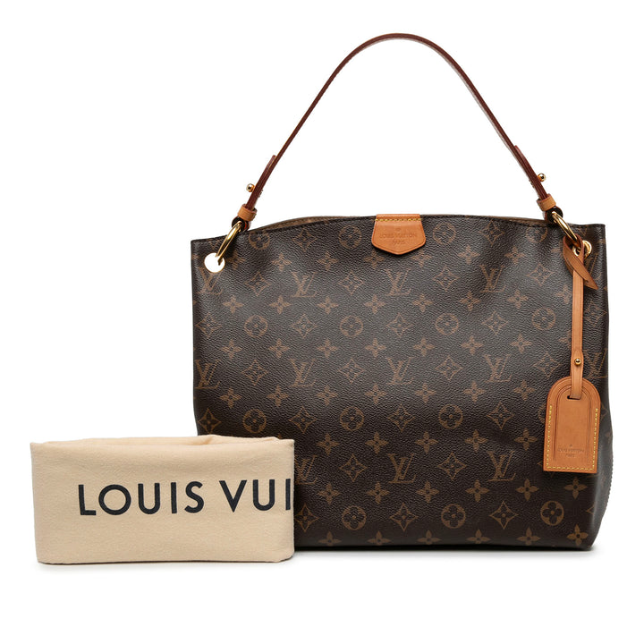 Louis Vuitton Graceful PM Monogram Marron – vue 7 – GABY PARIS