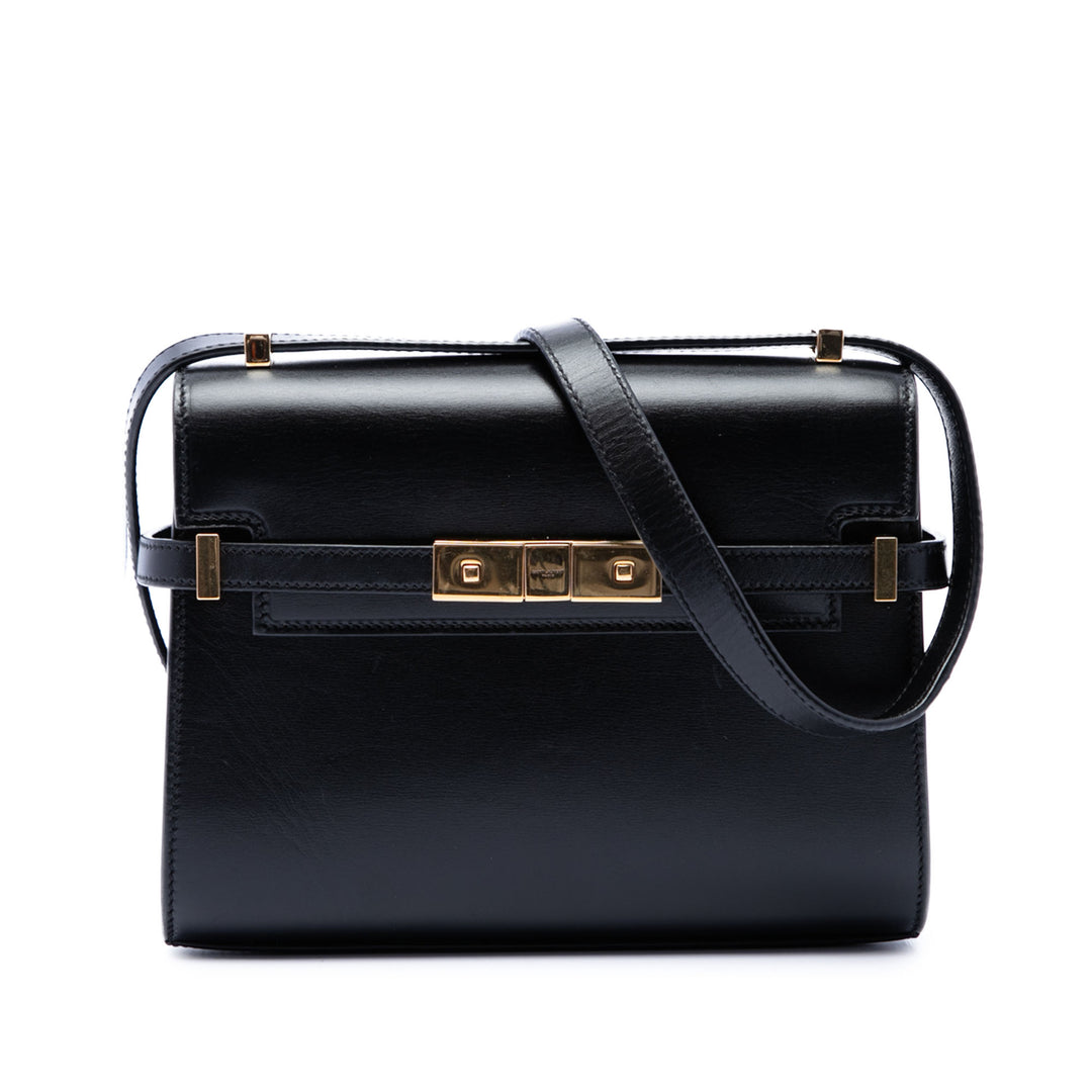 Saint Laurent Mini Smooth Cuir de veau Manhattan Sac porté croisé